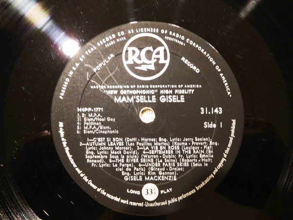 Gisele MacKenzie - Mam'selle Gisele