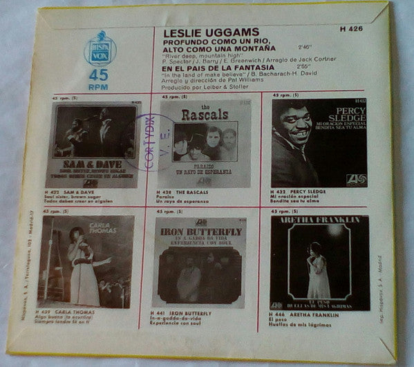 Leslie Uggams - Profundo Como Un Rio, Alto Como Una Montaña / En El Pais De Fantasia