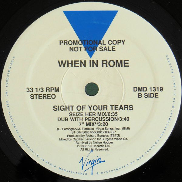 When In Rome - Sight Of Your Tears