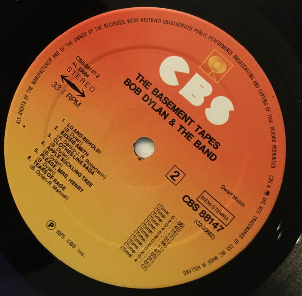 Bob Dylan & The Band - The Basement Tapes