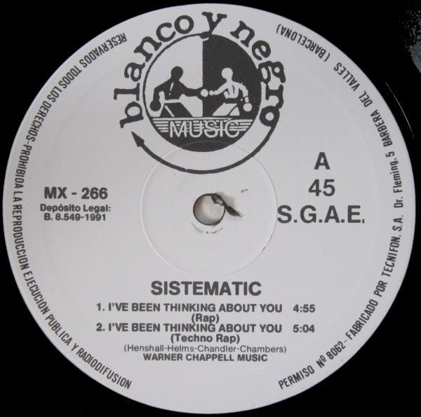 Sistematic (2) - I've Been Thinking About You (RAP)