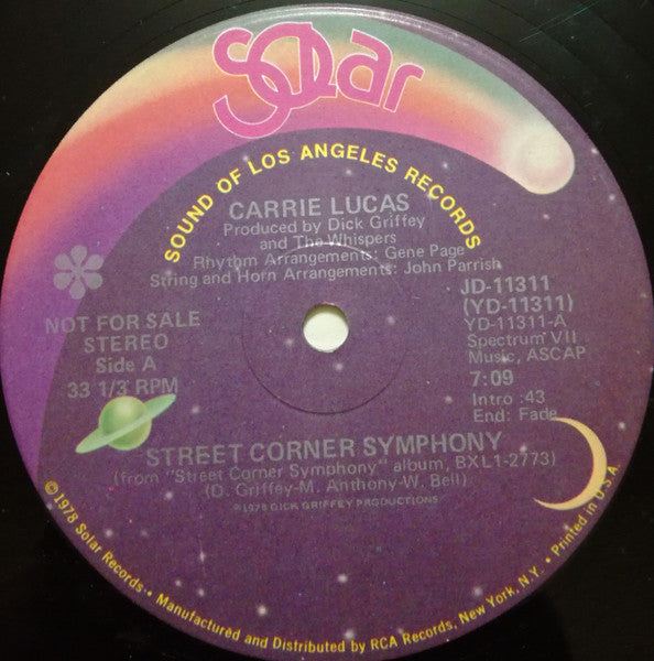 Carrie Lucas - Street Corner Symphony