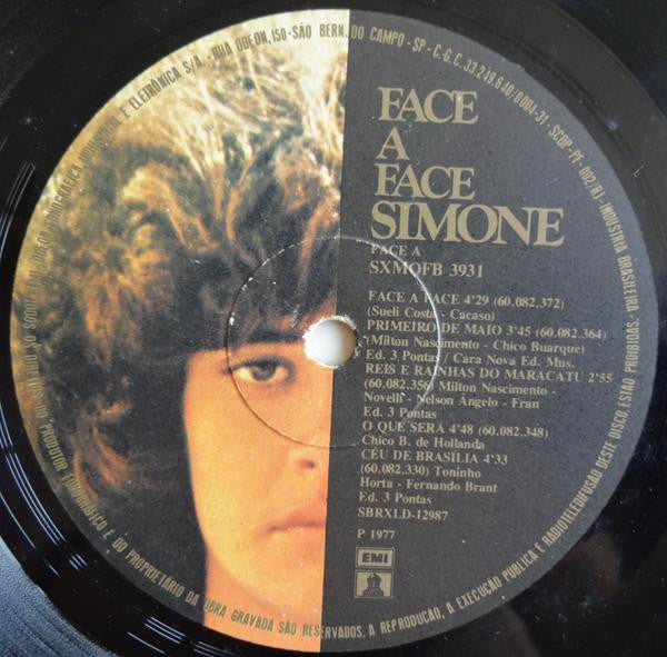 Simone (3) - Face A Face