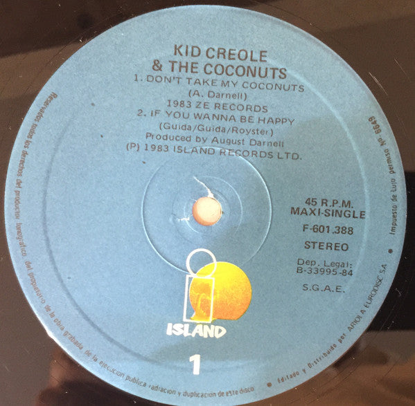 Kid Creole And The Coconuts - Don't Take My Coconuts
