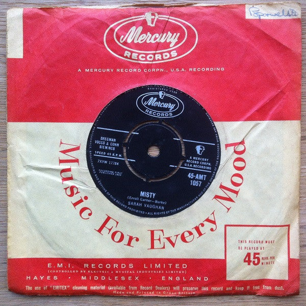 Sarah Vaughan - Broken-Hearted Melody / Misty