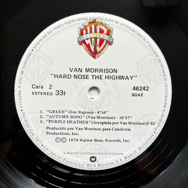Van Morrison - Hard Nose The Highway