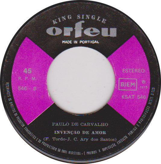 Paulo De Carvalho - Quando Um Homem Quiser