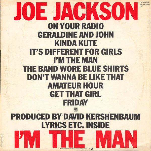 Joe Jackson - I'm The Man