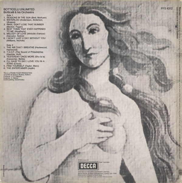 Botticelli And His Orchestra - Botticelli Unlimited