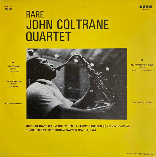 The John Coltrane Quartet - Rare