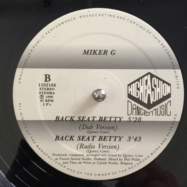 MC Miker G - Backseat Betty