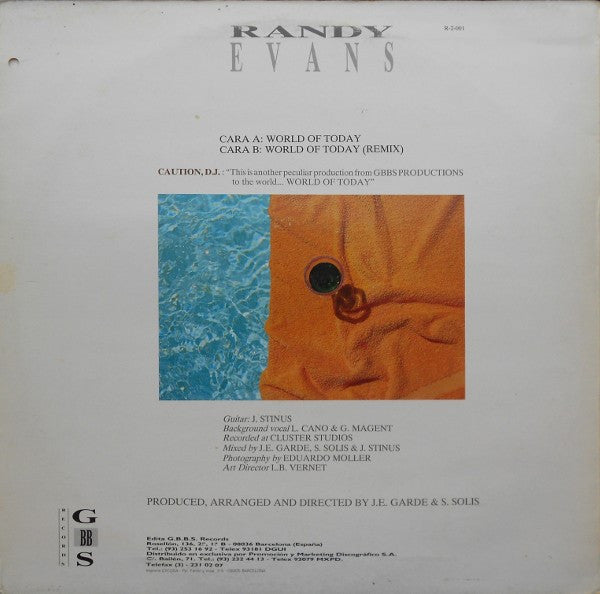 Randy Evans - World Of Today