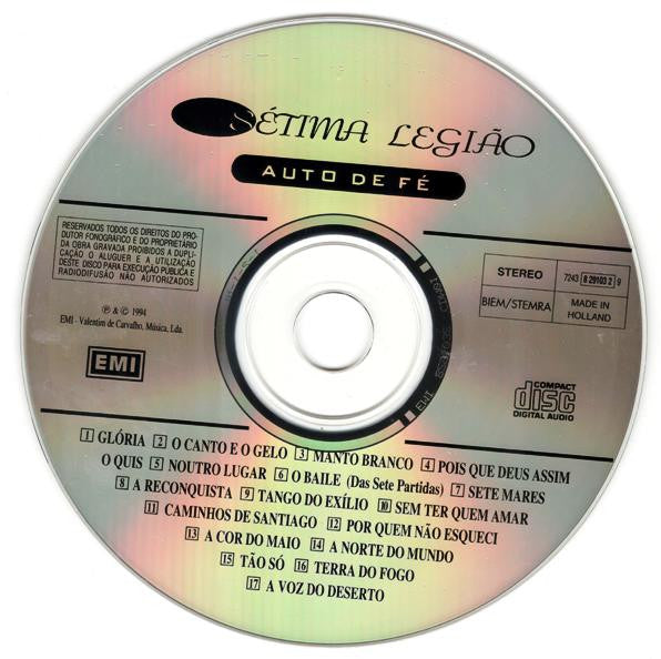 Sétima Legião - Auto De Fé