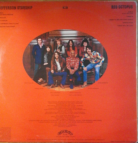 Jefferson Starship - Red Octopus