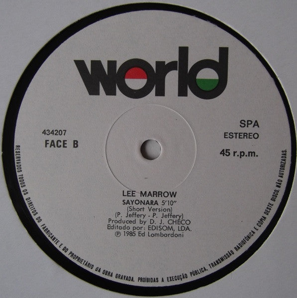 Lee Marrow - Sayonara (Don't Stop...)