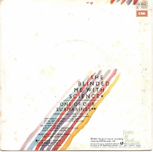 Thomas Dolby - She Blinded Me With Science
