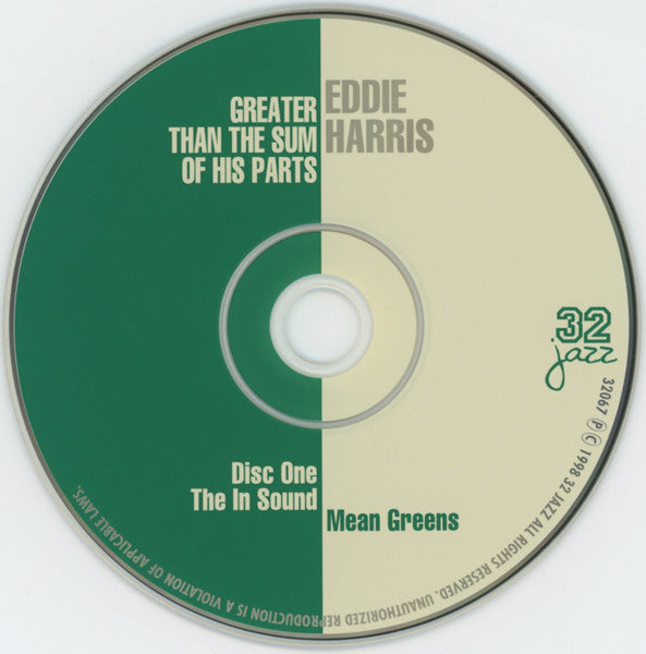 Eddie Harris - Greater Than The Sum Of His Parts