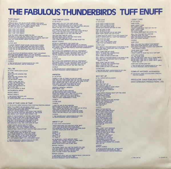 The Fabulous Thunderbirds - Tuff Enuff