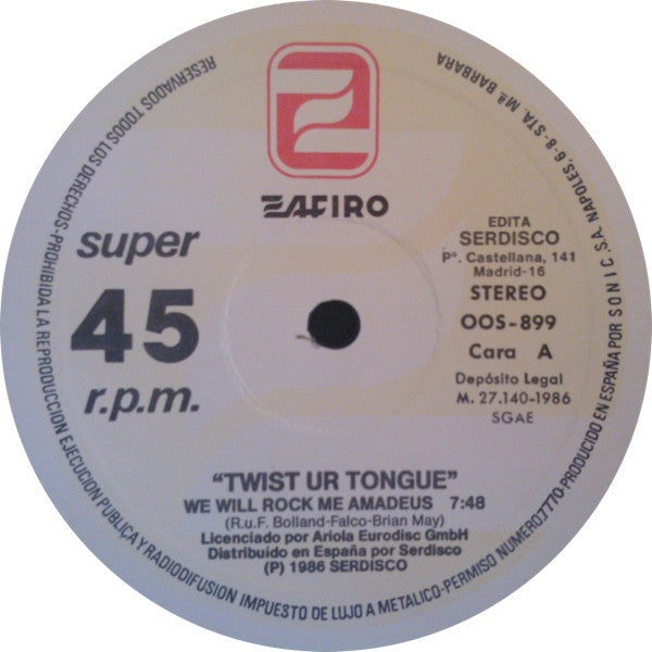 Twist Ur Tongue - We Will Rock Me Amadeus