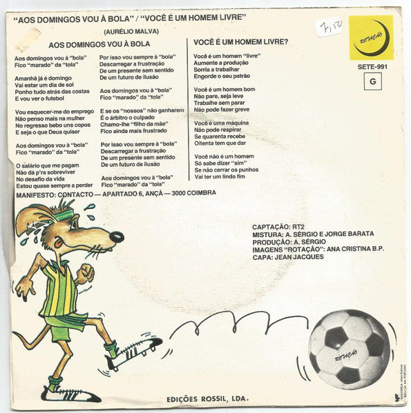 Manifesto (7) - Aos Domingos Vou À Bola