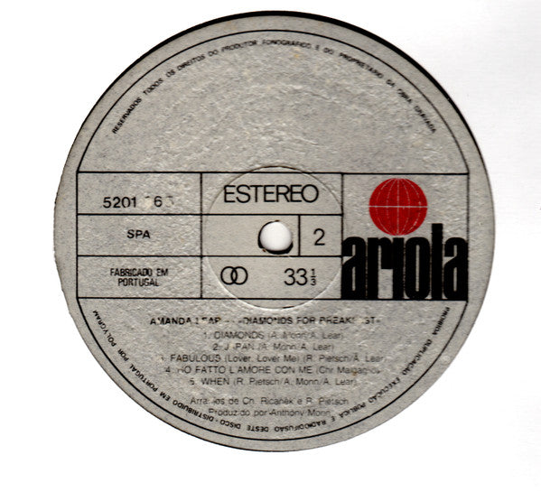 Amanda Lear - Diamonds For Breakfast