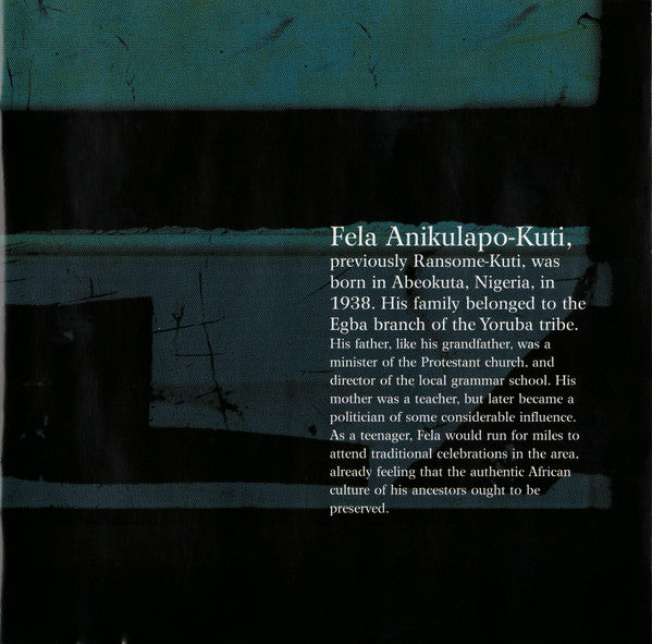 Fela Kuti - Upside Down / Music Of Many Colours