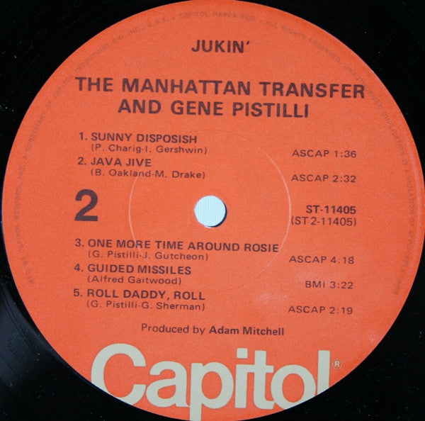 The Manhattan Transfer And Eugene Pistilli - Jukin'