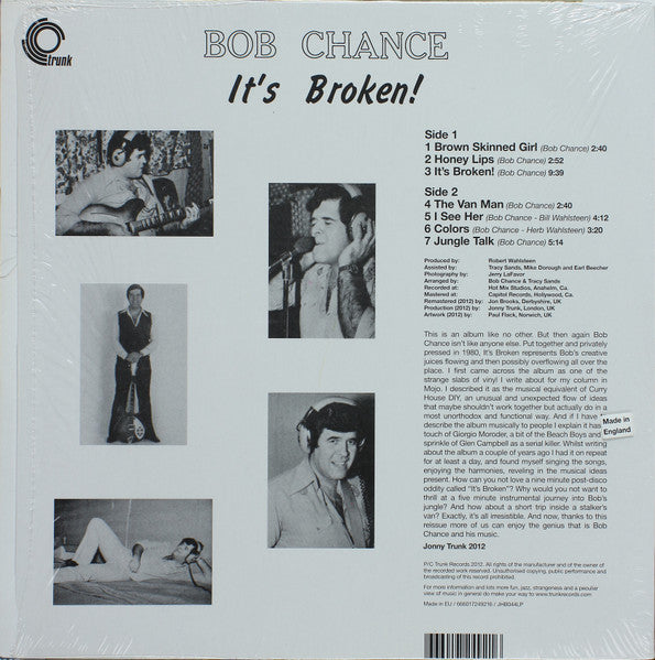 Bob Chance - It's Broken!