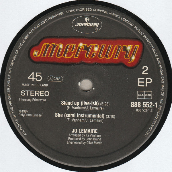 Jo Lemaire - Stand Up