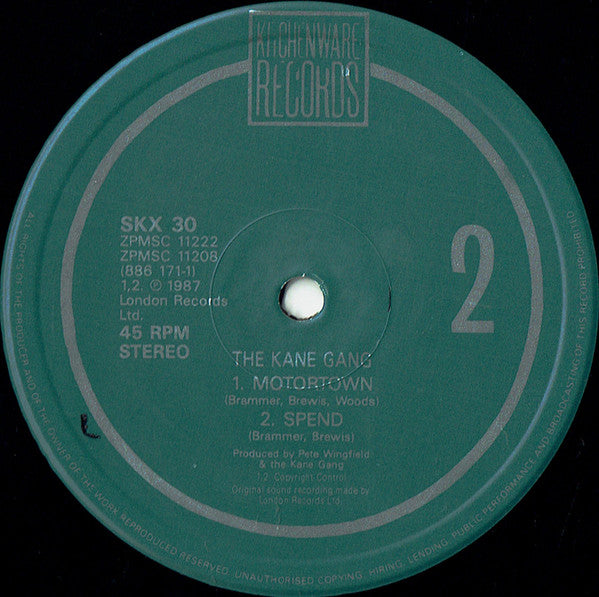 The Kane Gang - Motortown