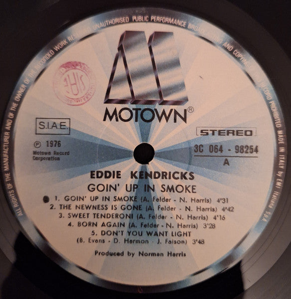Eddie Kendricks - Goin' Up In Smoke