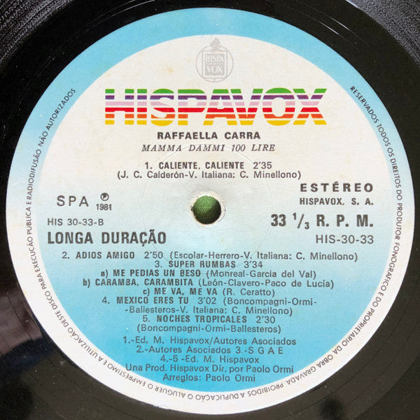 Raffaella Carrà - Mamma Dammi 100 Lire