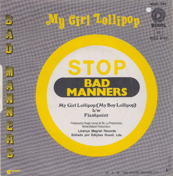 Bad Manners - My Girl Lollipop