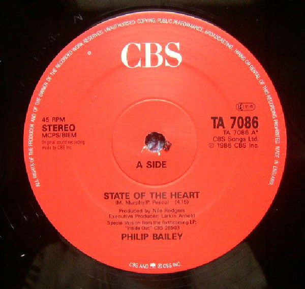 Philip Bailey - State Of The Heart