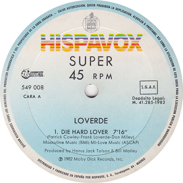 Loverde - Die Hard Lover
