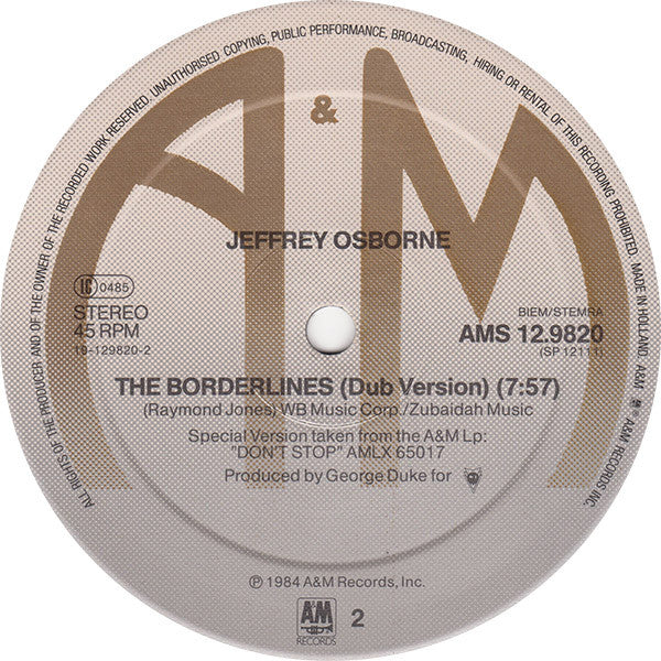 Jeffrey Osborne - The Borderlines