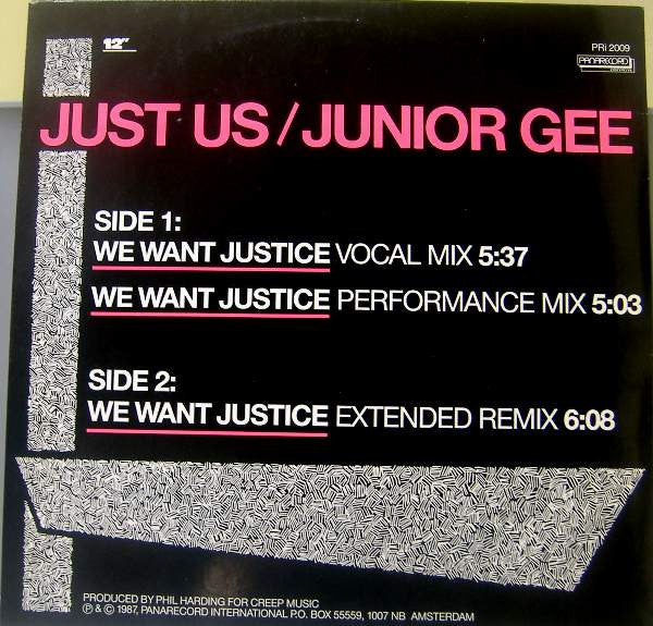 Just Us (2) / Junior Gee - We Want Justice