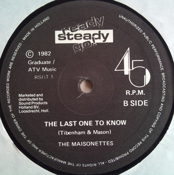 The Maisonettes - Heartache Avenue (Extended 12" Version)