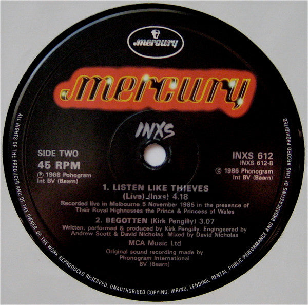 Inxs - Listen Like Thieves (Extended Remix)