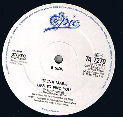 Teena Marie - Lips To Find You