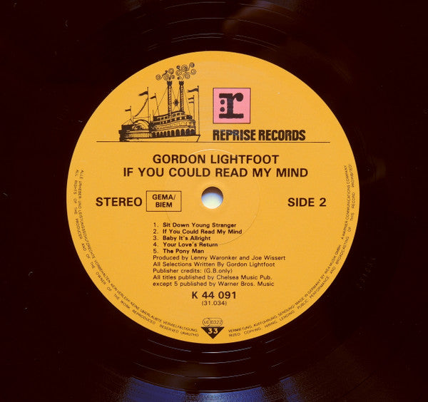 Gordon Lightfoot - If You Could Read My Mind