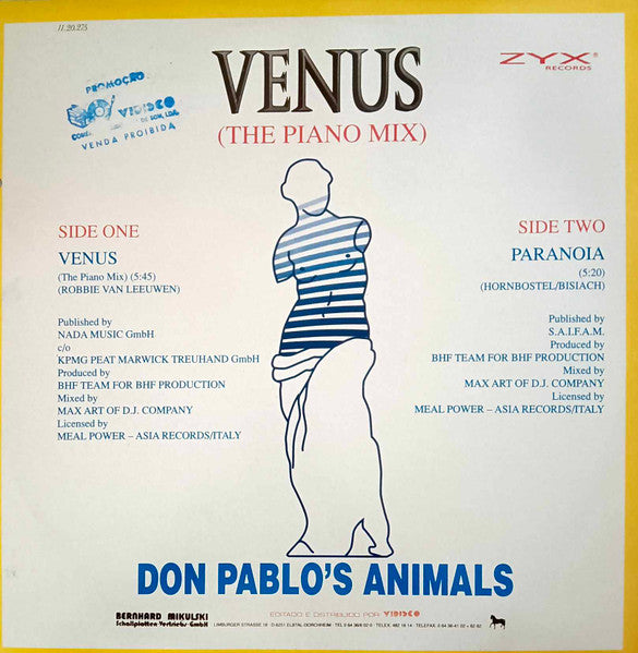 Don Pablo's Animals - Venus (The Piano Mix)