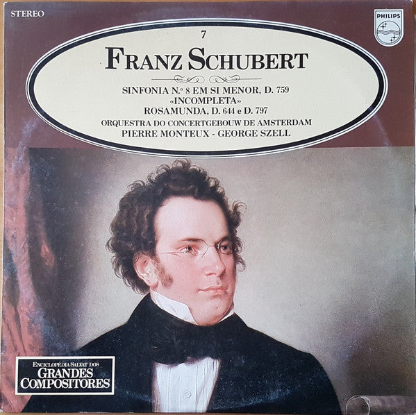 Franz Schubert, Concertgebouworkest, Pierre Monteux - George Szell - Sinfonia N.º 8 Em Si Menor, D. 759 «Incompleta» - Rosamunda, D. 644 E D. 797