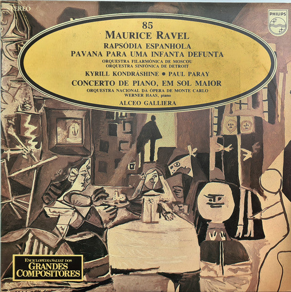 Maurice Ravel - Moscow Philharmonic Orchestra, Detroit Symphony Orchestra, Kiril Kondrashin, Orchestre National De L'Opéra De Monte-Carlo, Werner Haas, Alceo Galliera - Rapsódia Espanhola / Pavana Para Uma Infanta Defunta / Concerto De Piano, Em Sol Maior
