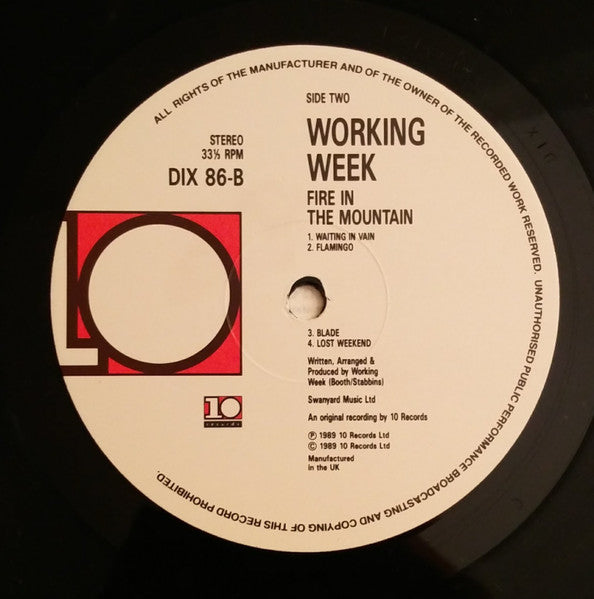 Working Week - Fire In The Mountain