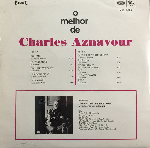 Charles Aznavour - O Melhor De Charles Aznavour