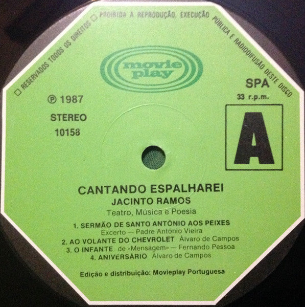 Jacinto Ramos - Cantando Espalharei