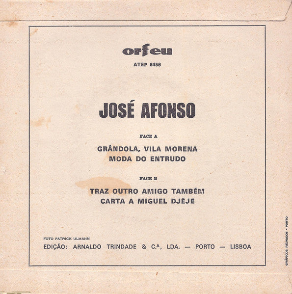 José Afonso - Grândola, Vila Morena