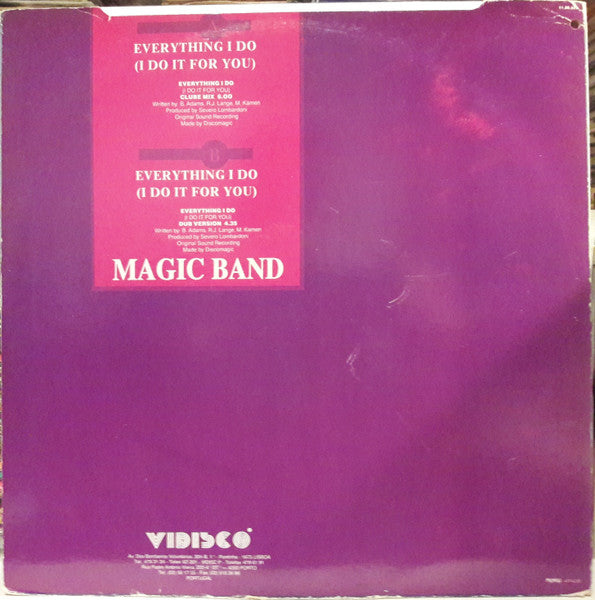 Magic Band (2) - Everything I Do (I Do It For You) (Dance Version)