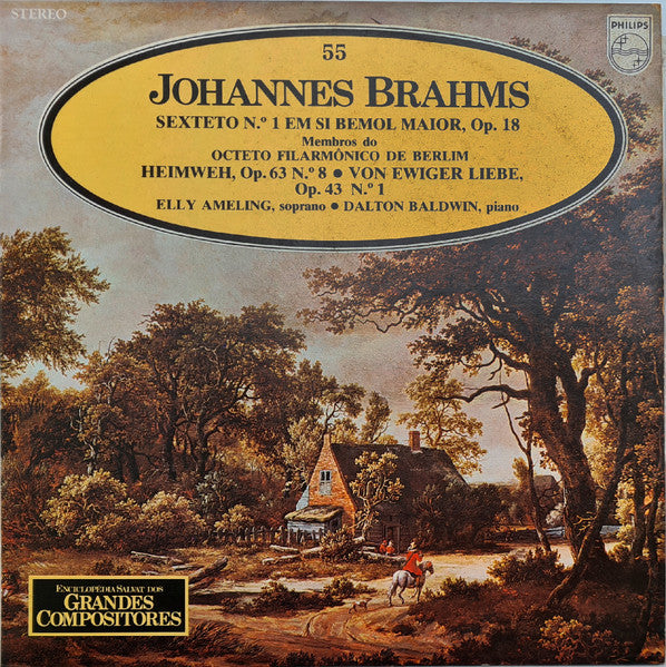 Johannes Brahms - Members Of The Berlin Philharmonic Octet • Elly Ameling • Dalton Baldwin - Sexteto Nº 1 Em Si Bemol Maior, Op. 18